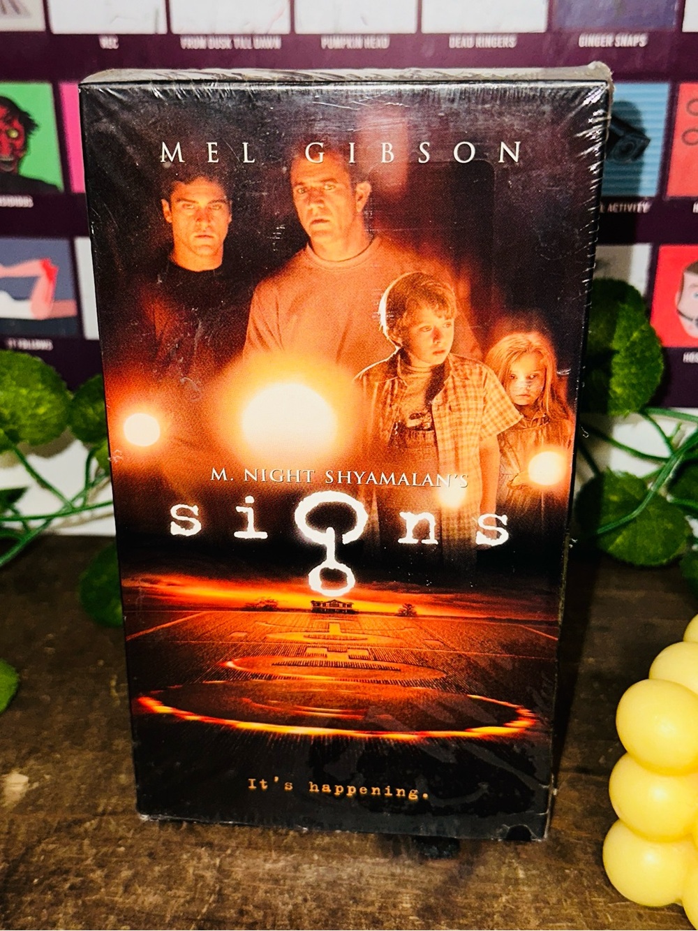 Vintage Horror Signs VHS Tape Movie